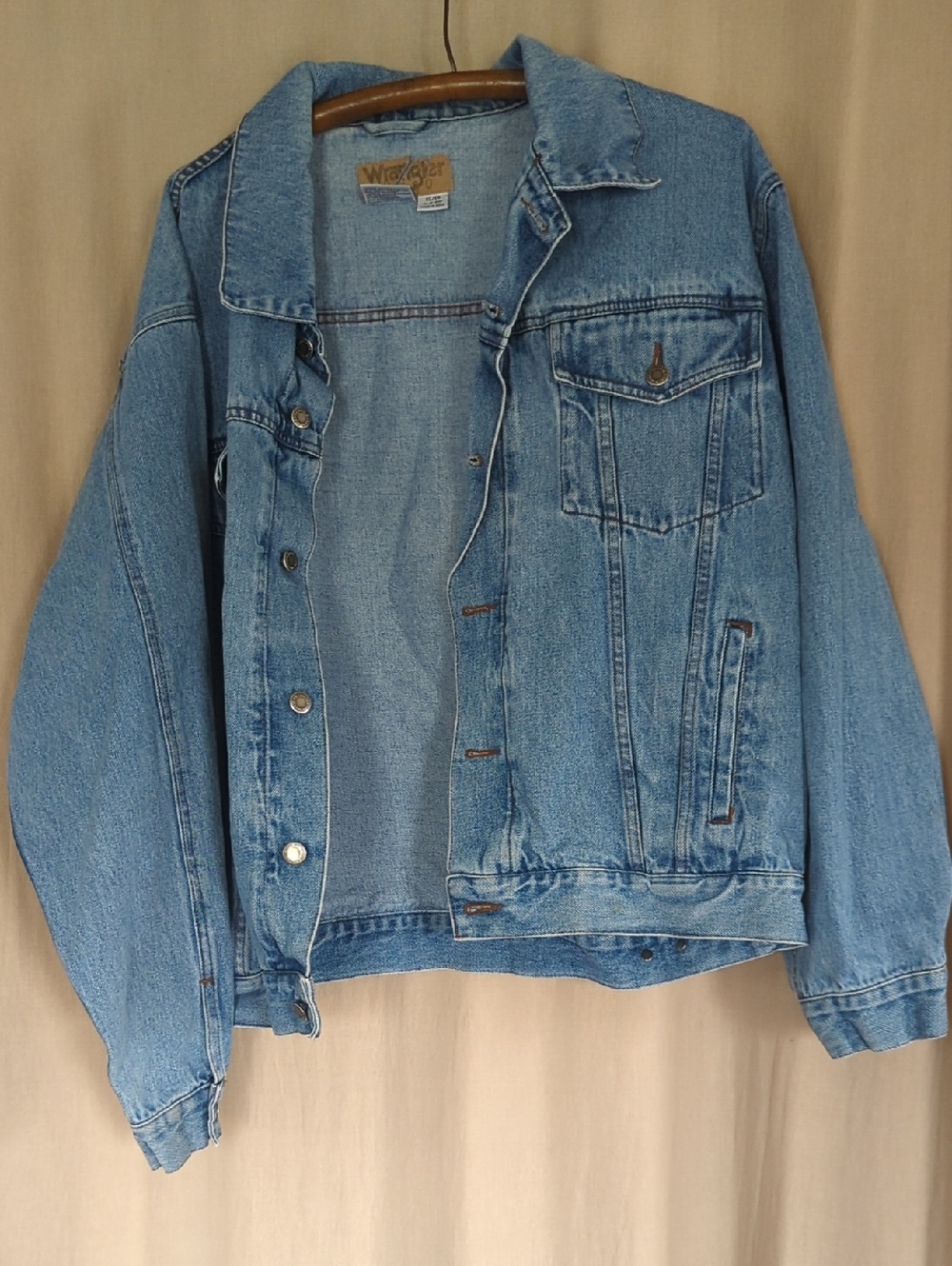 90s Wrangler "Hero" Blue Classic Denim Jean Jacket Trucker Jacket